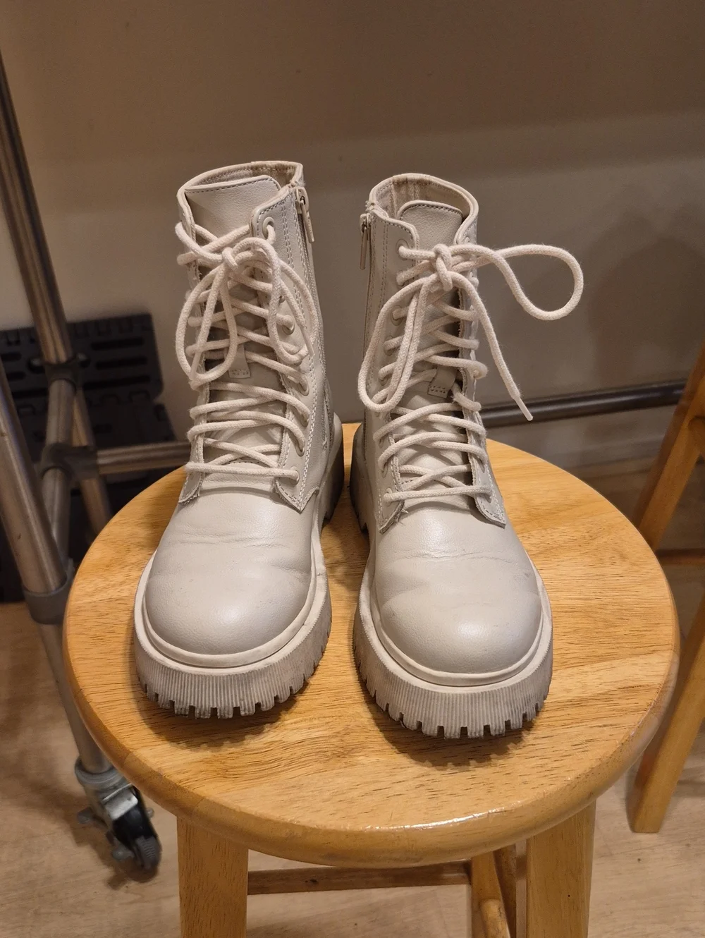 Zara Girl Cream Boots